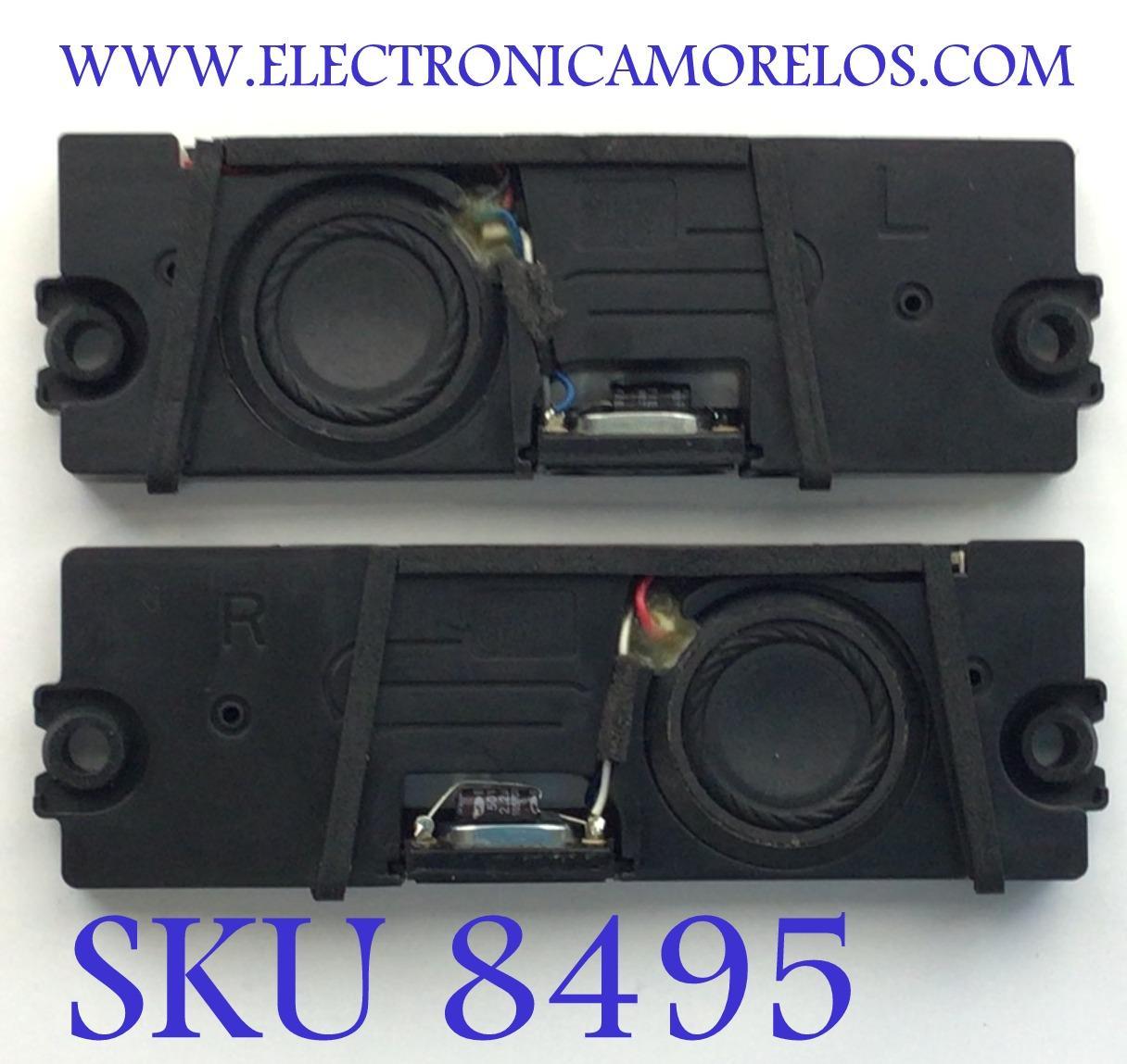 KIT DE BOCINAS PARA MONITOR LG (2 PZ) / NUMERO DE PARTE EAB63049401 / EAB63049402 / 8Ω 7/10W / E6C29K / MBN63283902 / MBN63283901 / MODELO 34UM95
